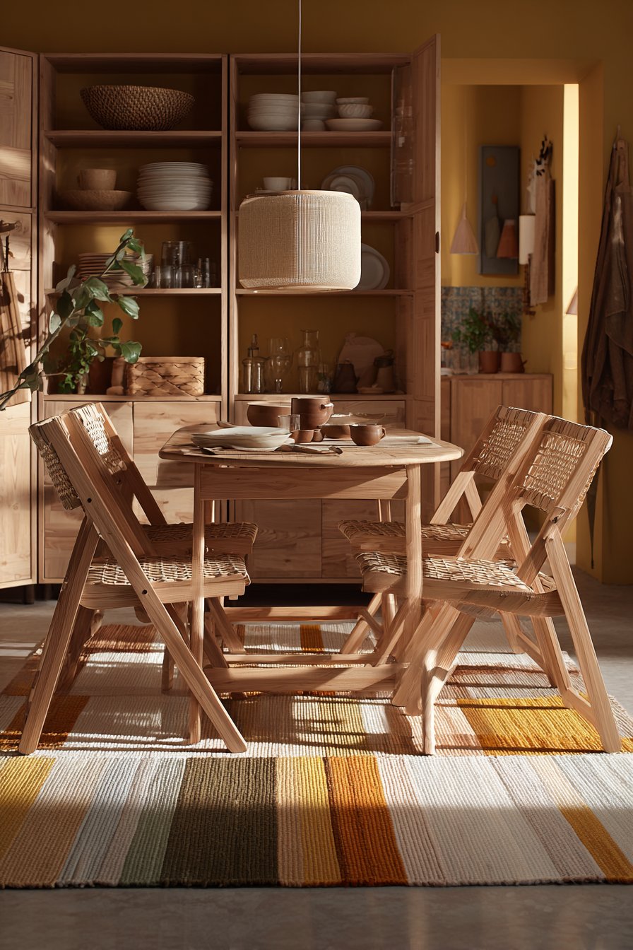 Adaptable Pine with Flexible Space Planning