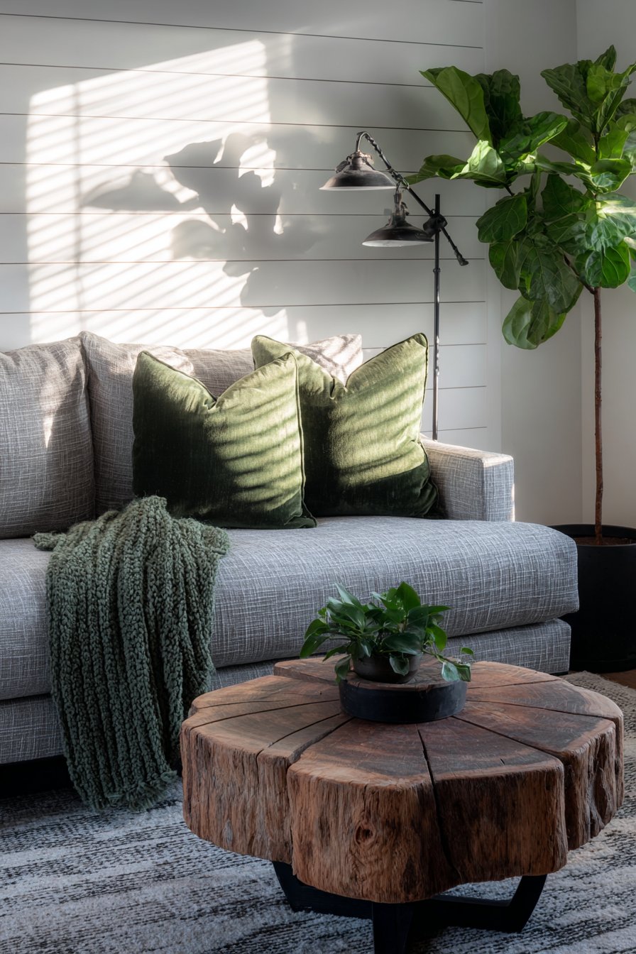 Black Shiplap Accent with Modern Farmhouse Aesthetic