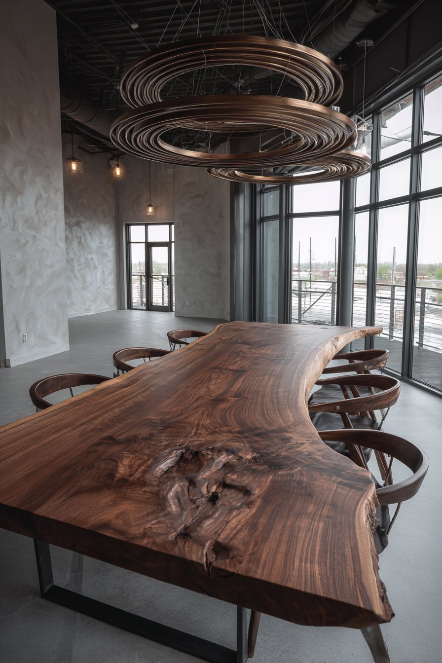 Dark Drama with Natural Edge