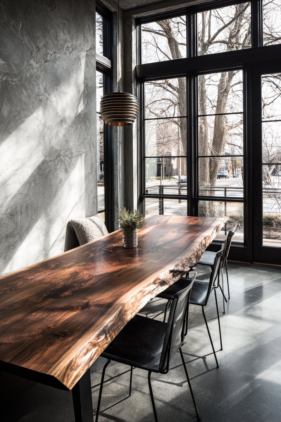 Dark Drama with Natural Edge