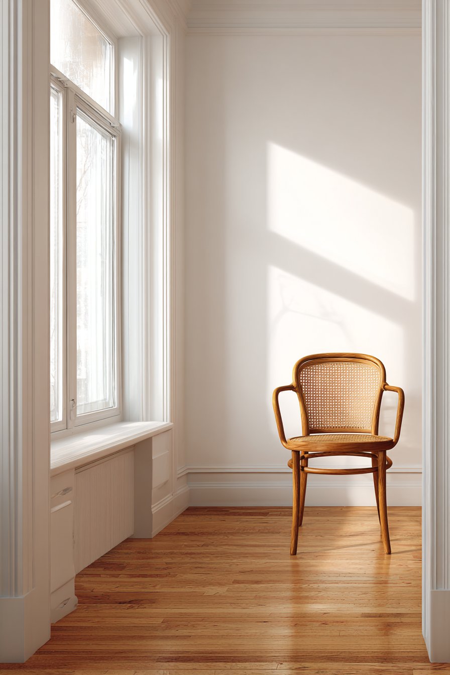 Vintage-Inspired Bentwood with Cane Seat