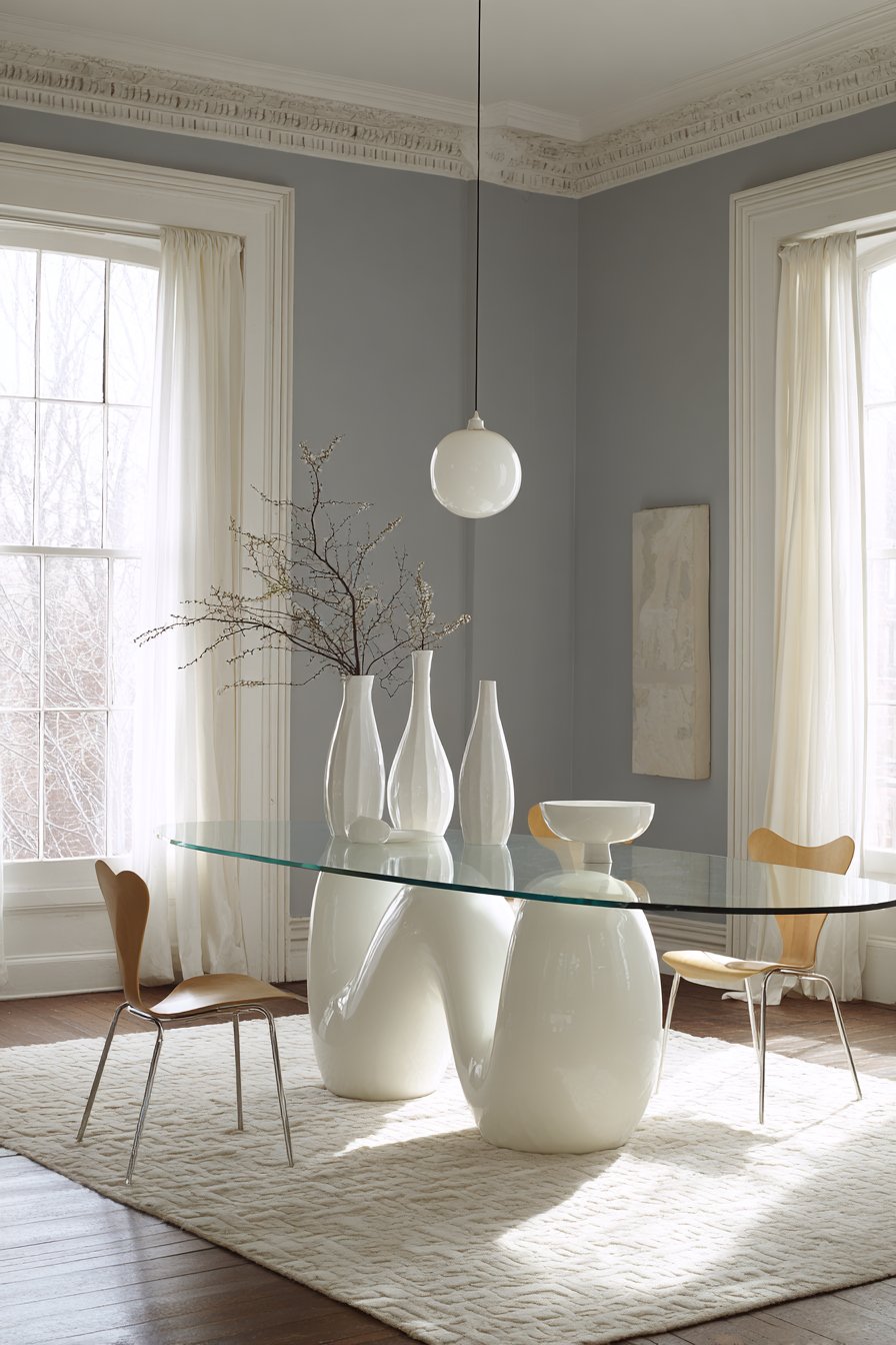 Sculptural Scandinavian Modern