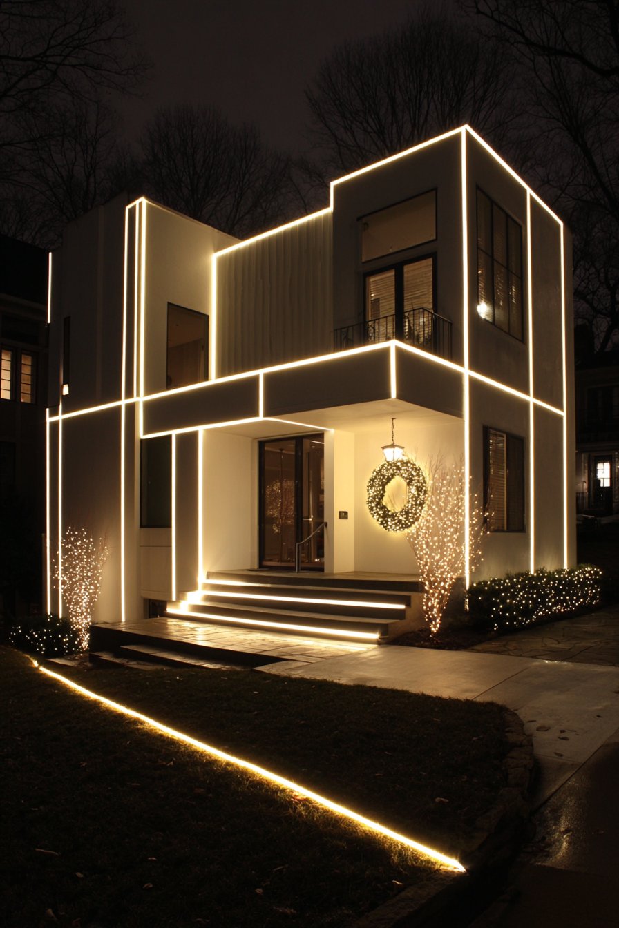 Mid-Century Modern Minimalist Geometric