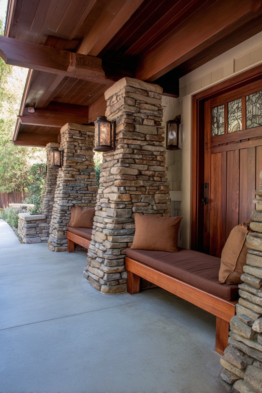 Craftsman Stone Column and Mission Details