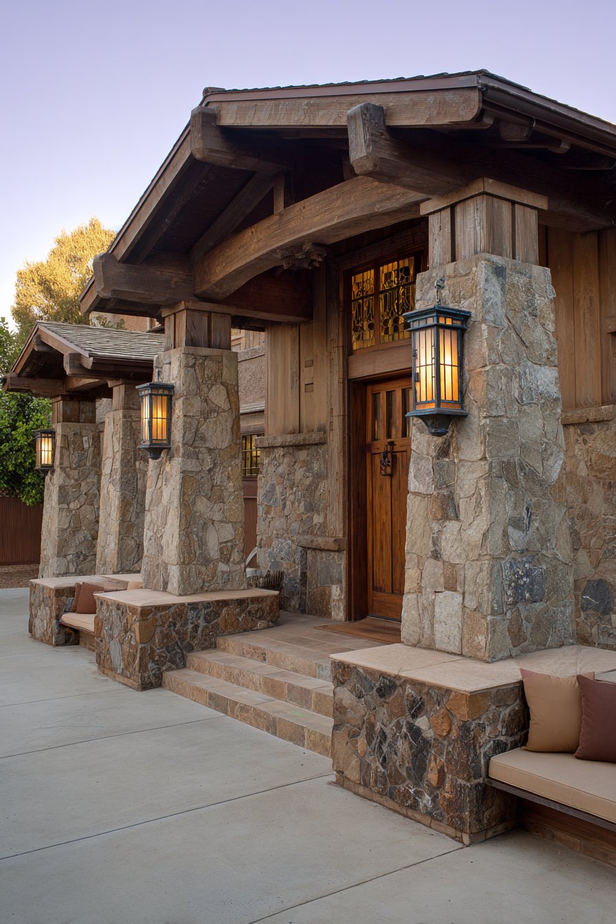 Craftsman Stone Column and Mission Details