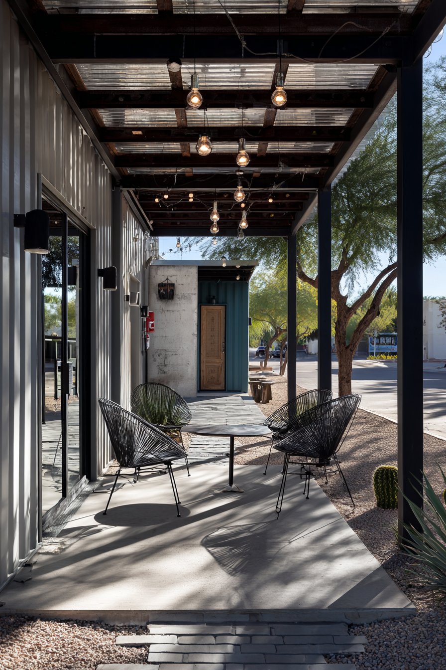 Industrial Modern Steel Frame