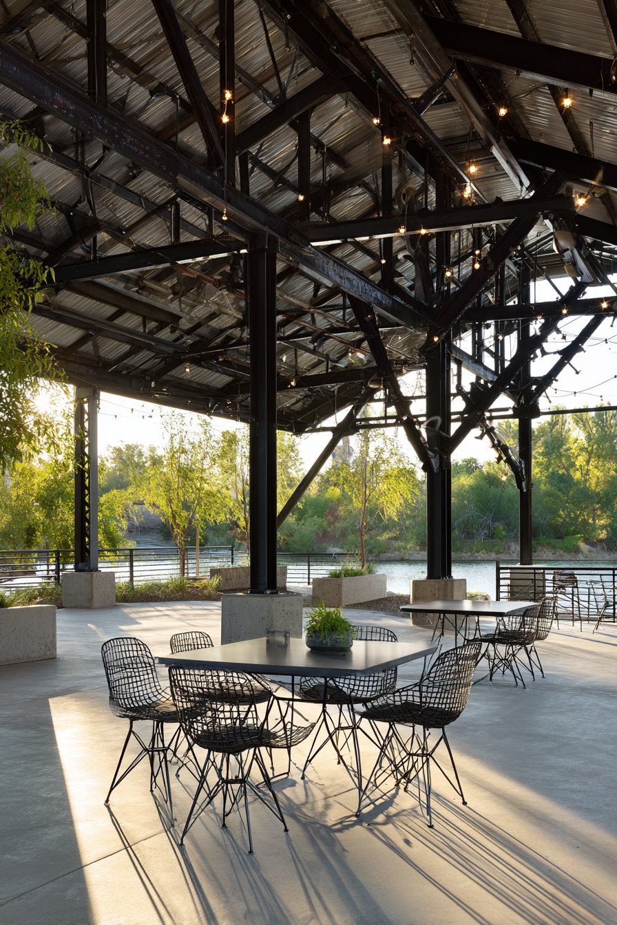 Industrial Modern Steel Frame