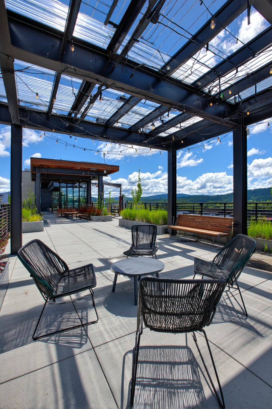 Industrial Modern Steel Frame