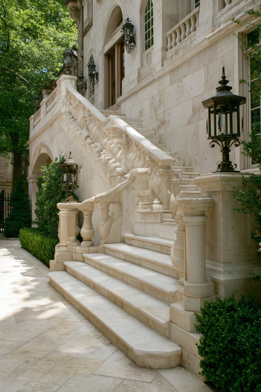  Formal Estate Limestone Construction
