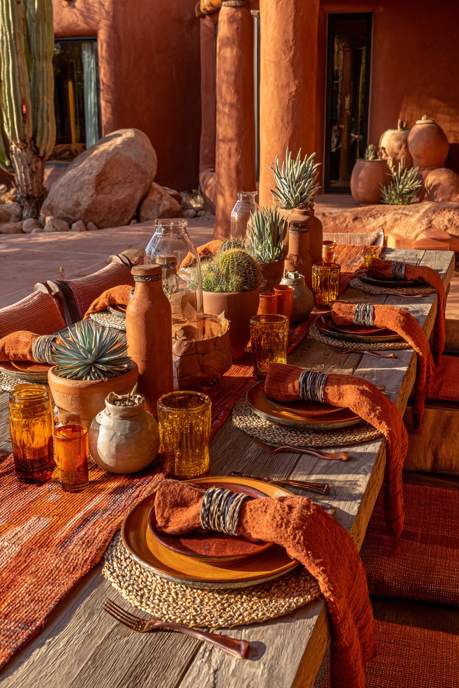 Desert Southwest with Earthy Terracotta