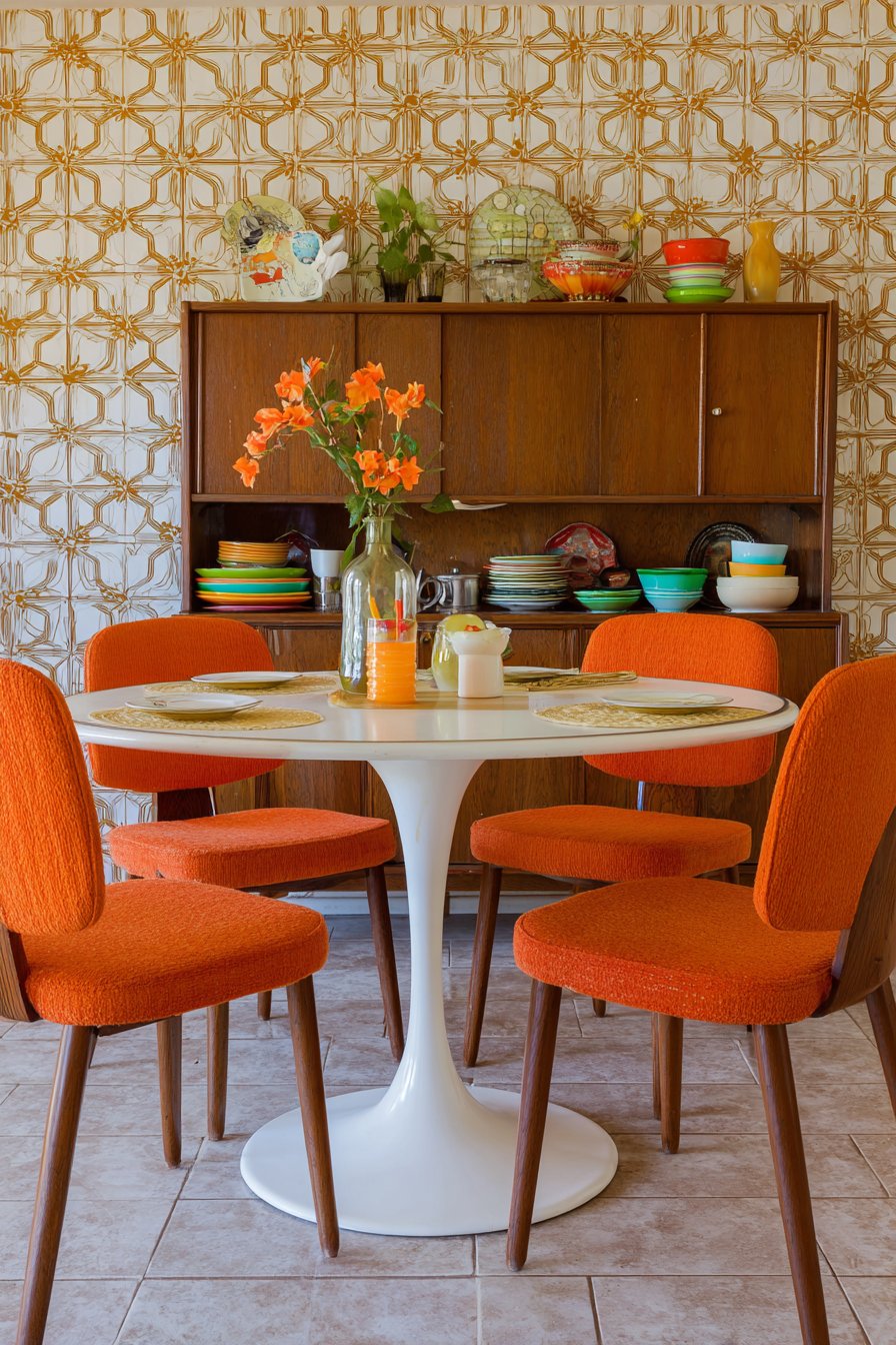 Iconic Mid-Century Tulip Table Ensemble