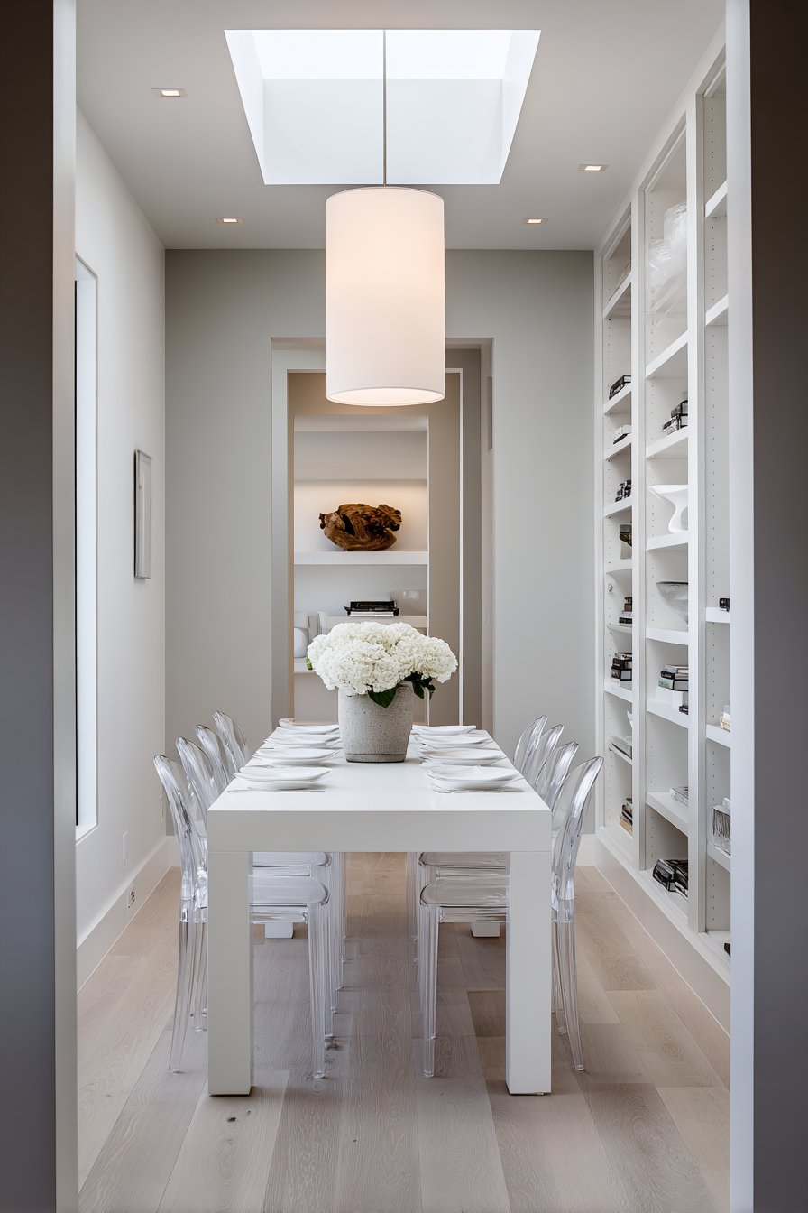 Narrow Space-Efficient White Design