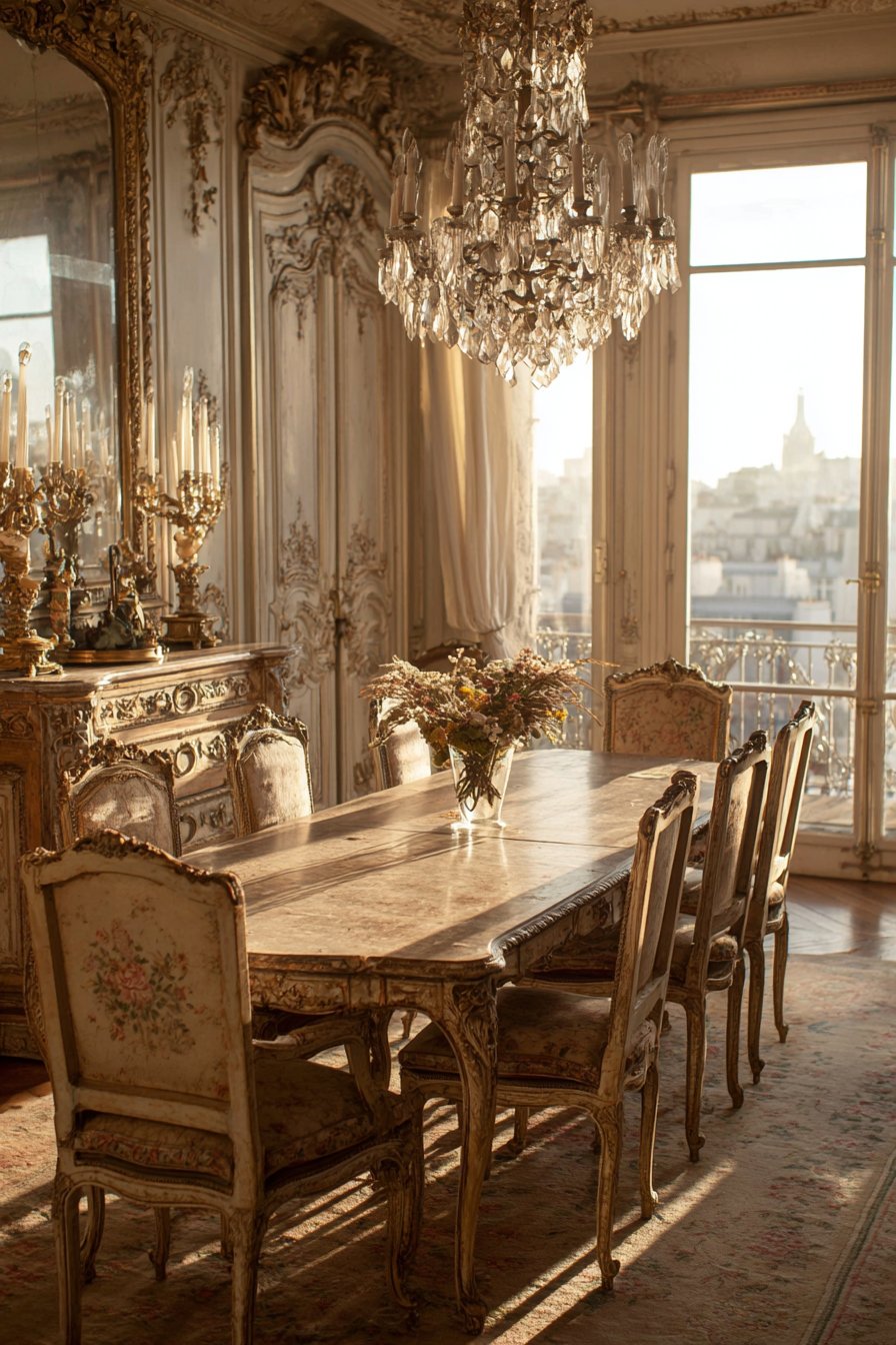  Louis XV Carved and Gilded Rococo Curves