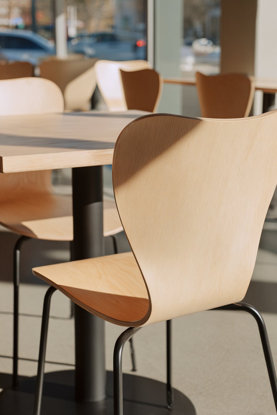 Modern Molded Plywood with Organic Curves