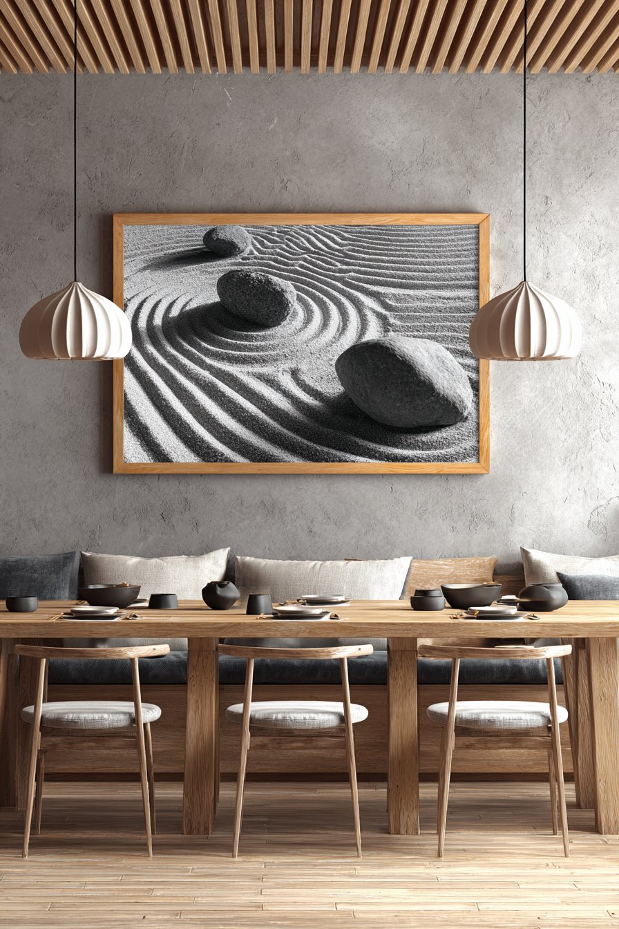 Japandi Zen Garden Photography