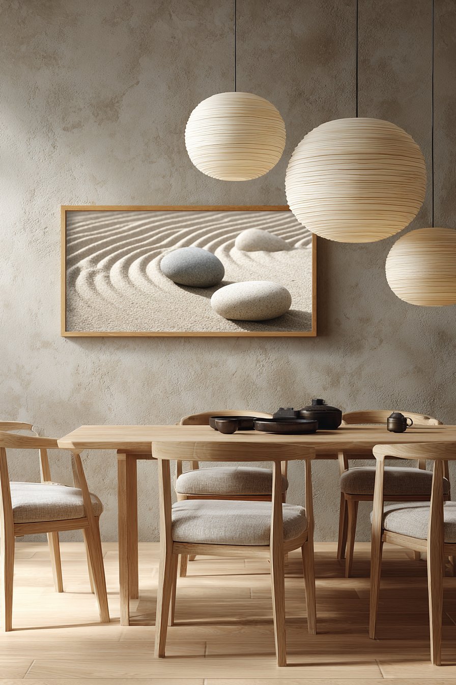 Japandi Zen Garden Photography