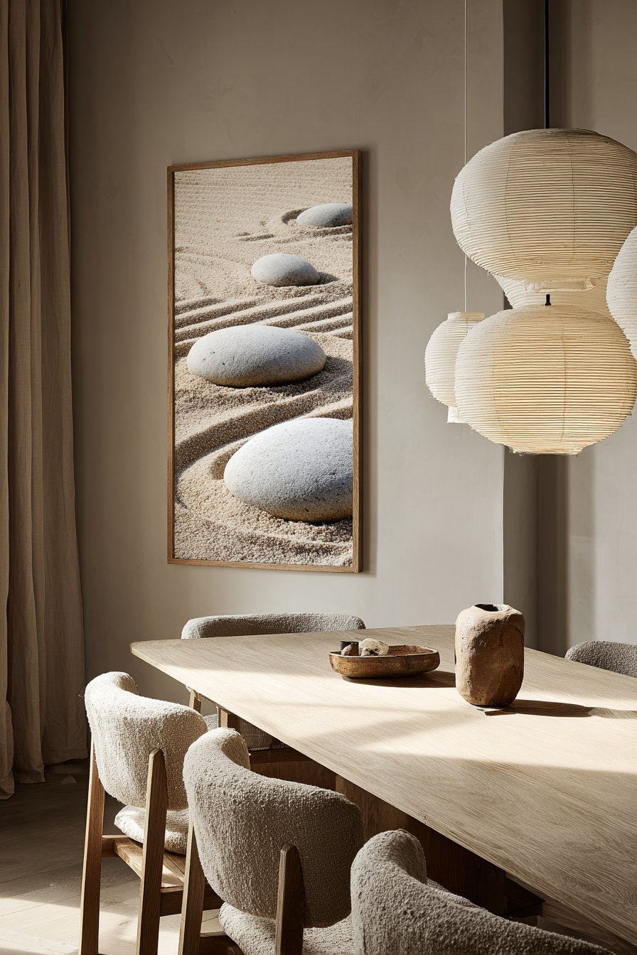 Japandi Zen Garden Photography