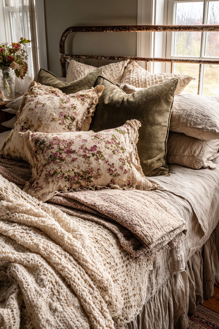 Luxuriously Layered Bedding