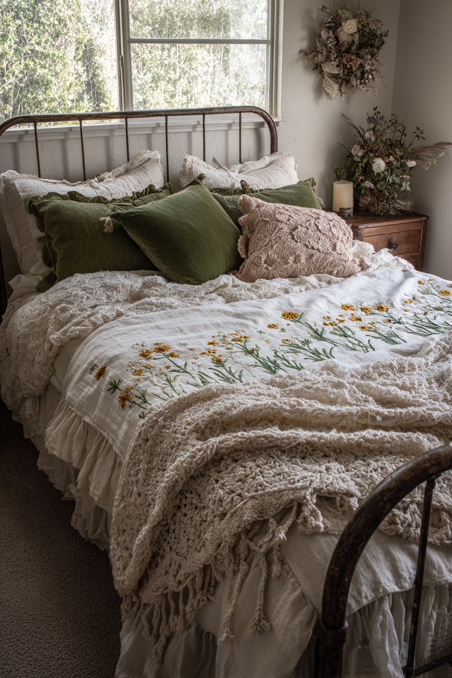 Luxuriously Layered Bedding