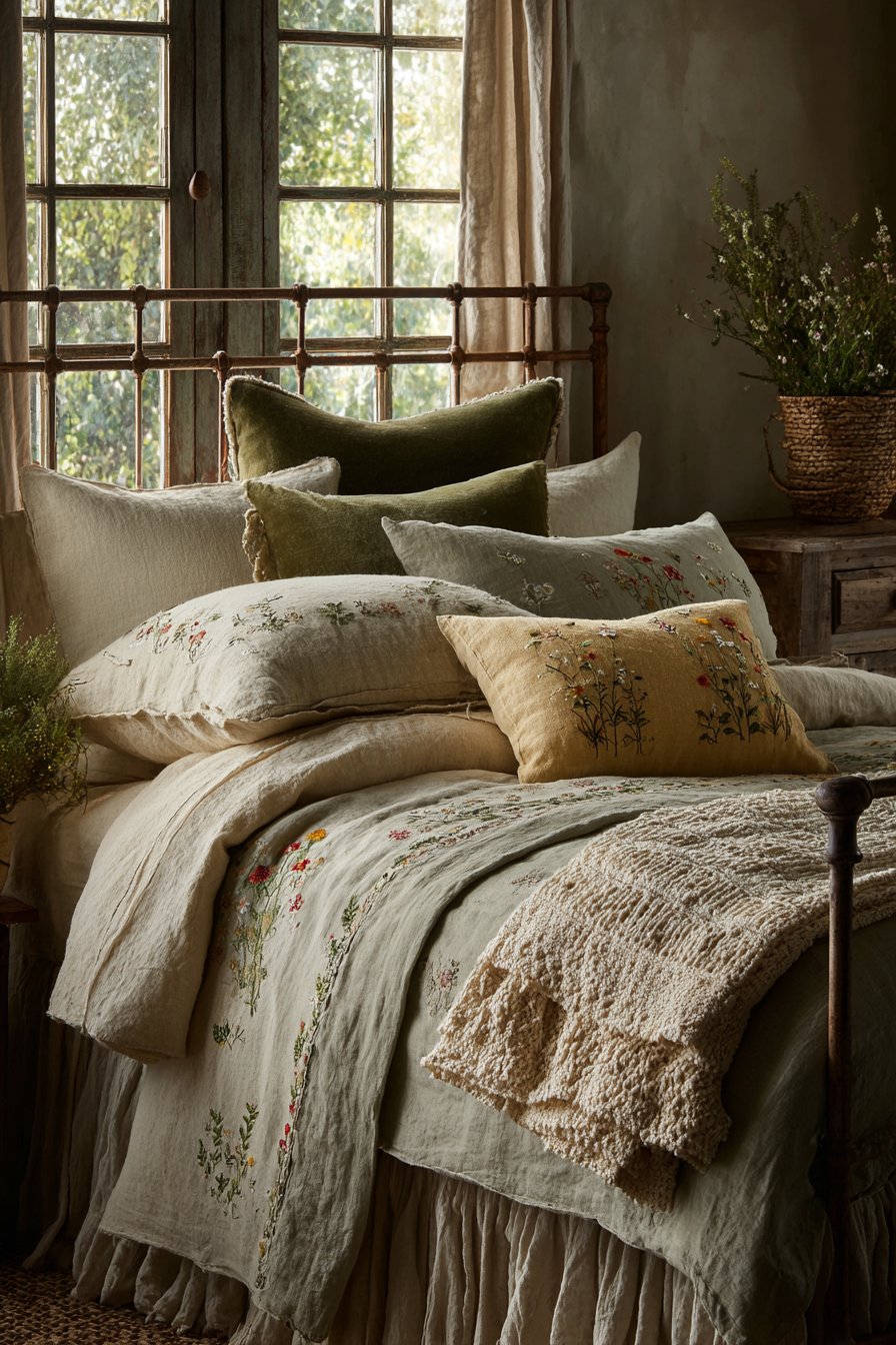Luxuriously Layered Bedding