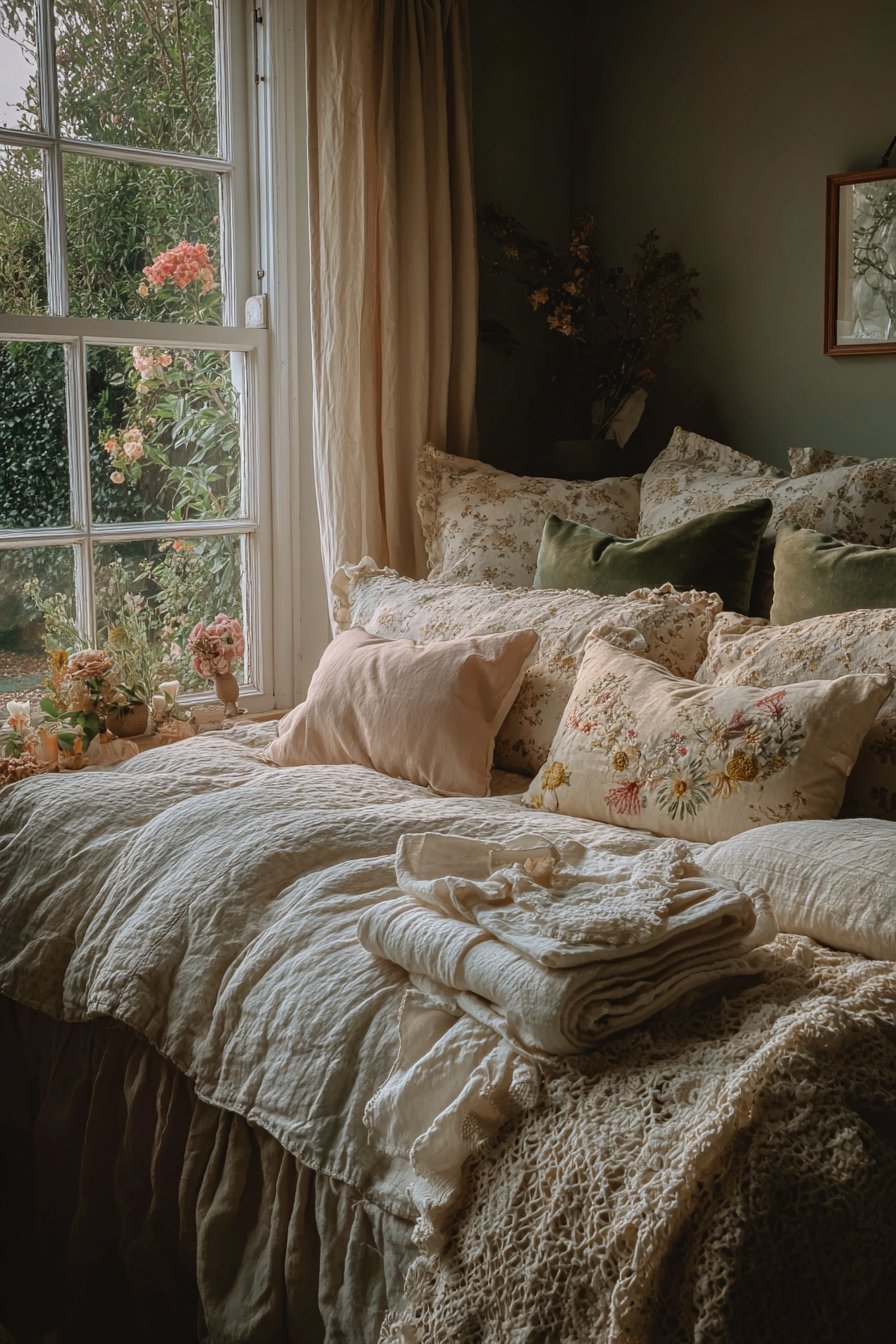 Luxuriously Layered Bedding
