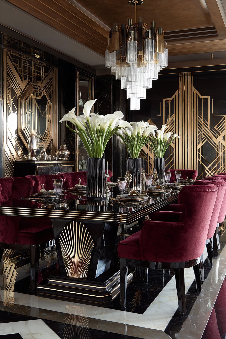 Art Deco Geometric Drama