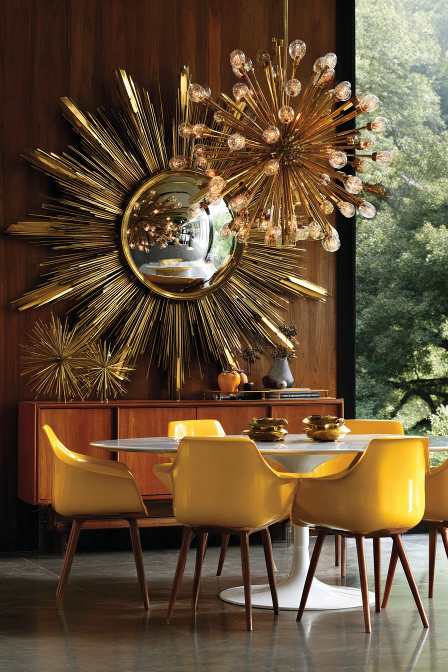 Mid-Century Starburst Icon