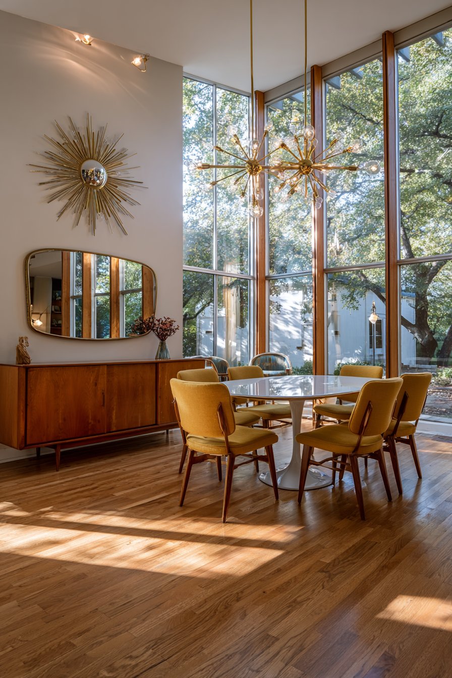 Mid-Century Starburst Icon