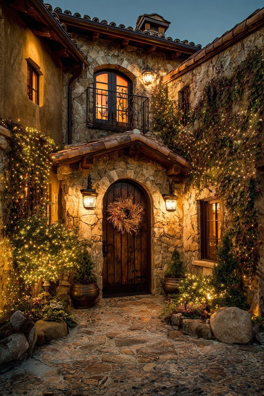 French Country Romantic Garden Lighting