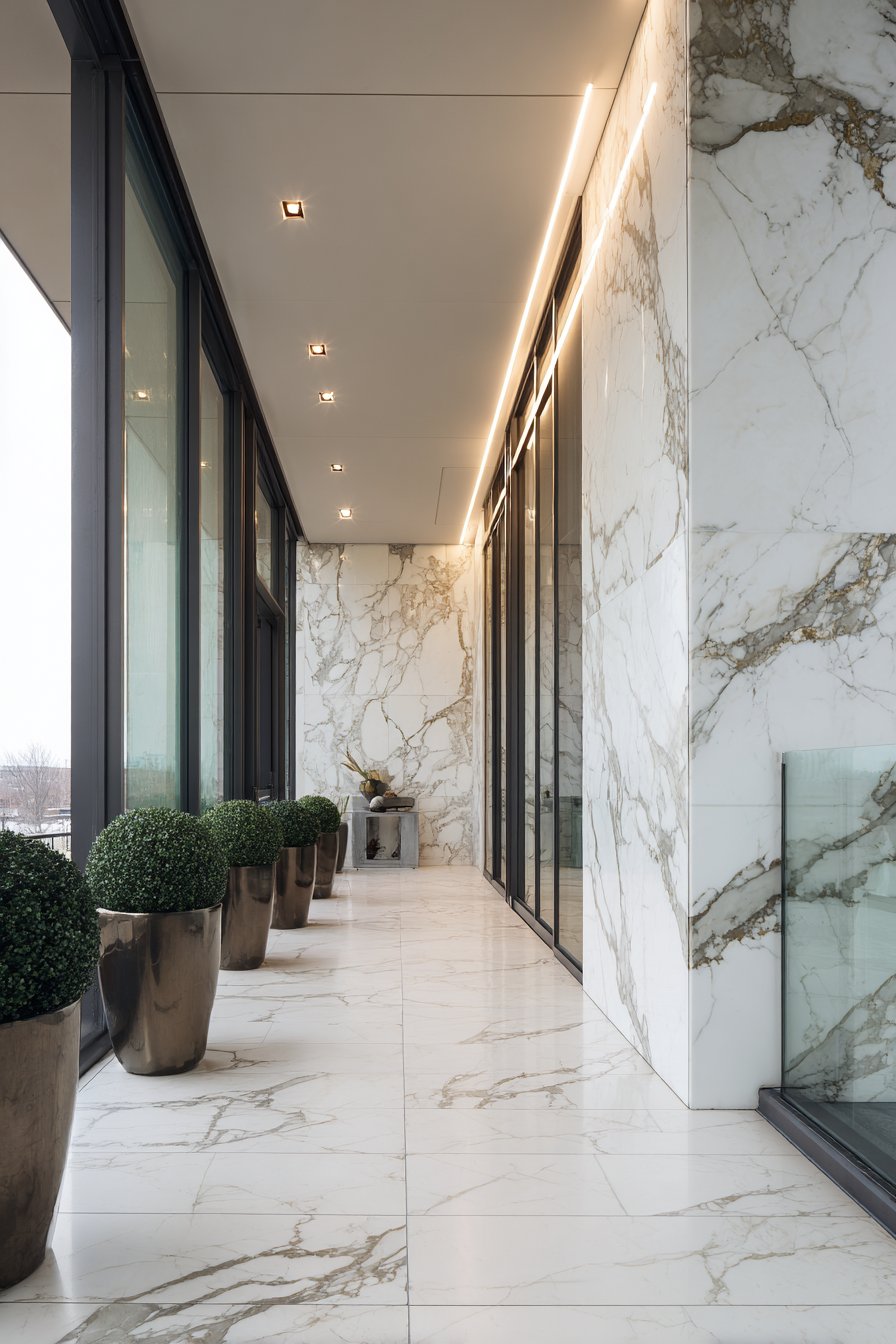 Luxury Marble and Bronze Elegance