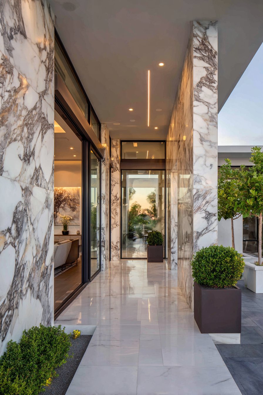 Luxury Marble and Bronze Elegance