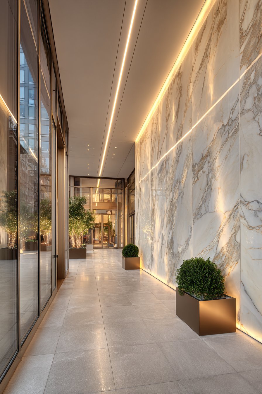 Luxury Marble and Bronze Elegance