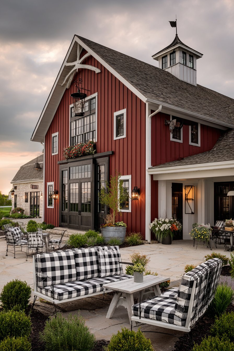 Classic Farmhouse Red Board and Batten