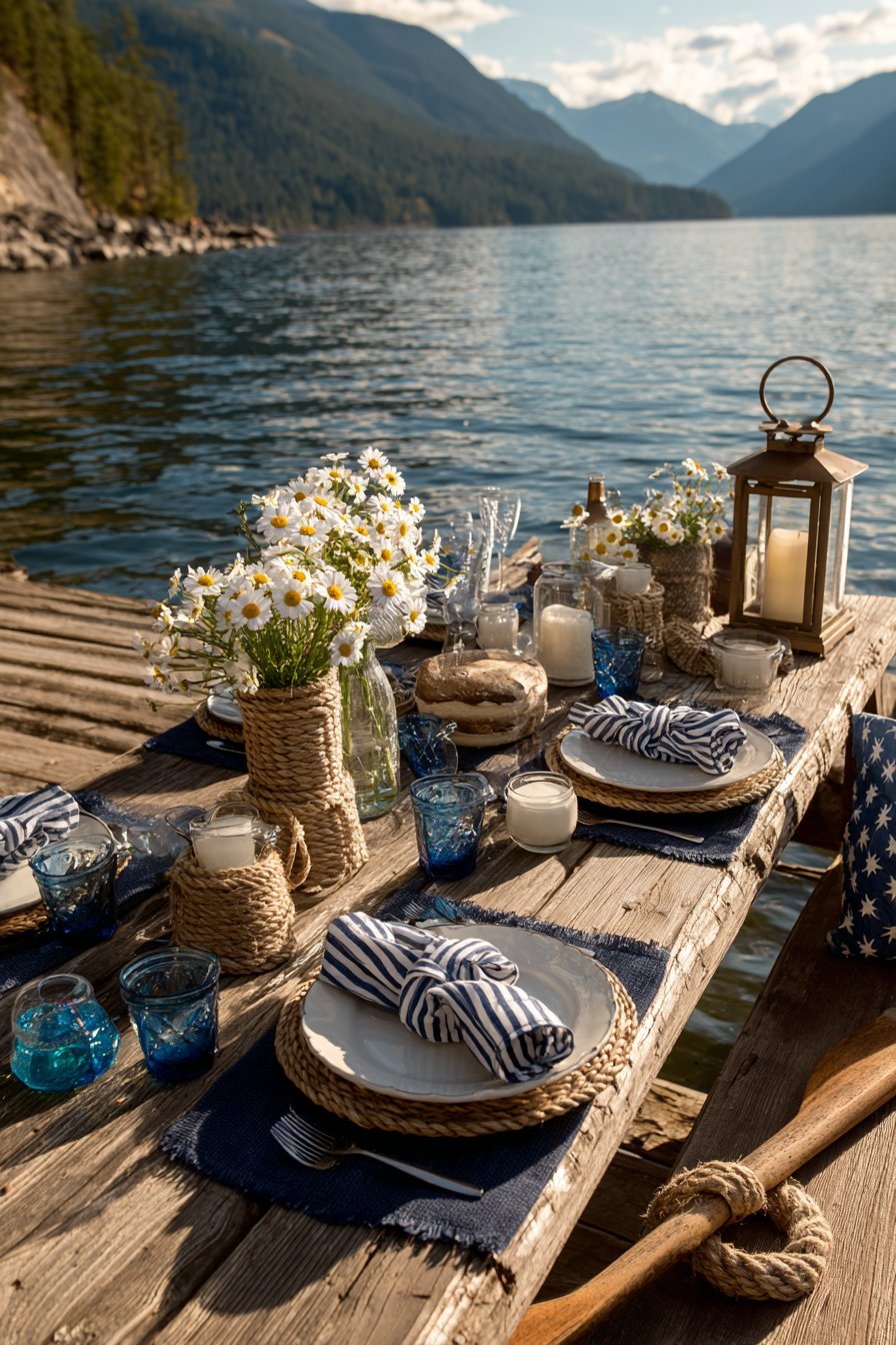 Lakeside Retreat with Nautical Elements