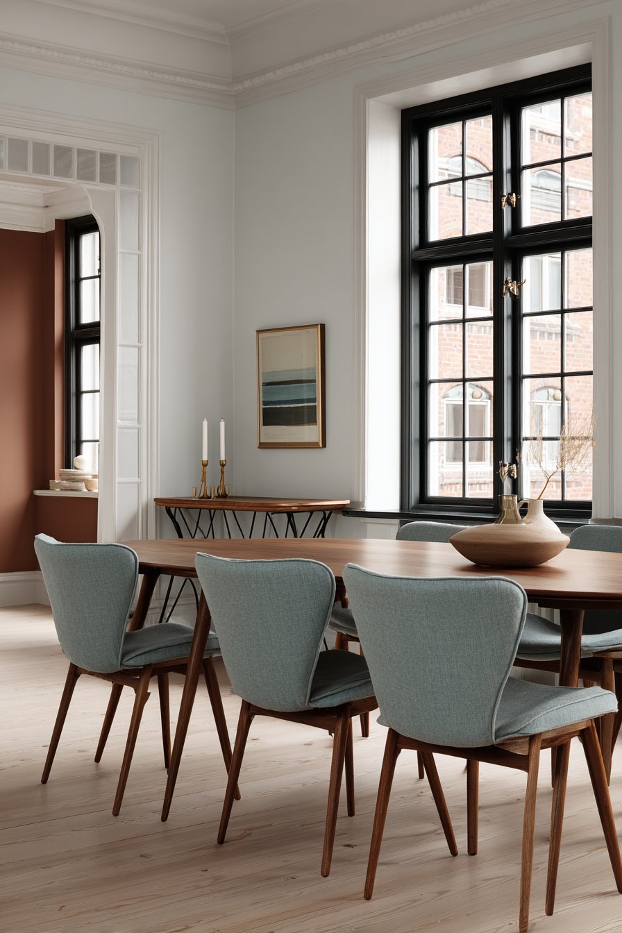 Boat-Shaped Mid-Century Influence