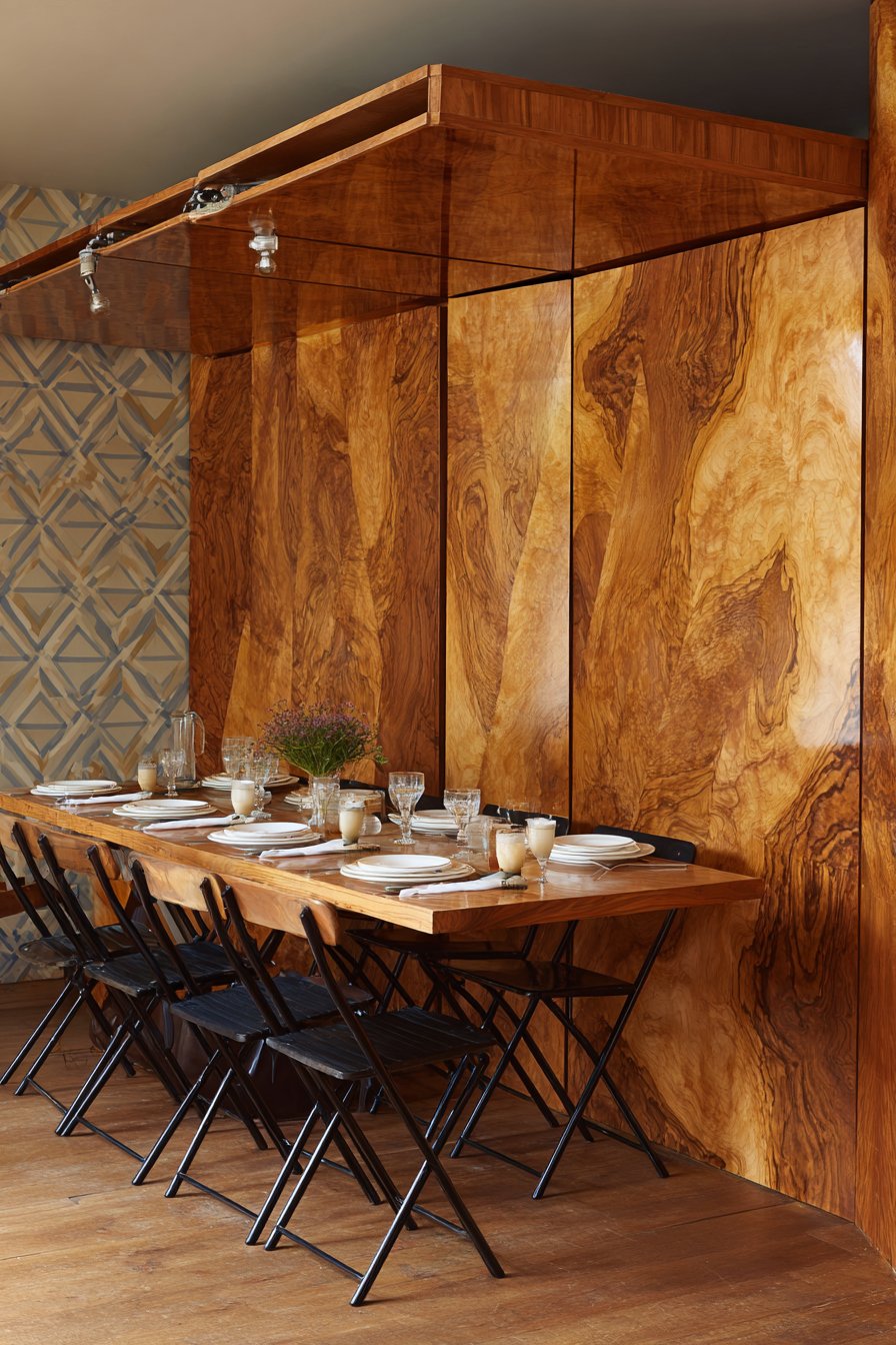 Convertible Console-to-Dining Transformation