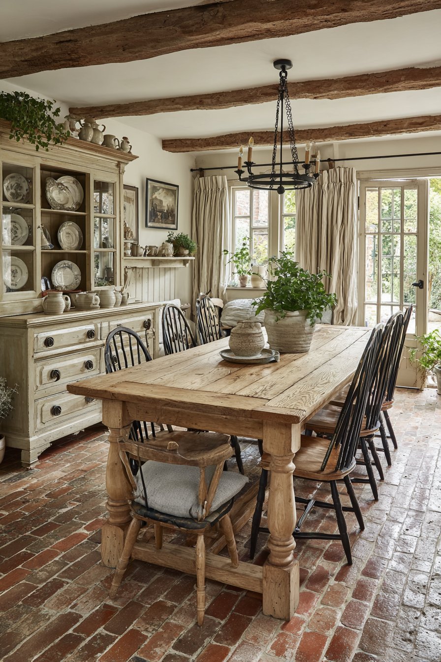 Pine Farmhouse with Mismatched Informality