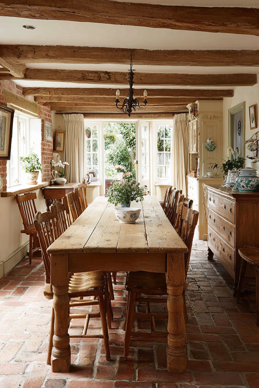 Pine Farmhouse with Mismatched Informality