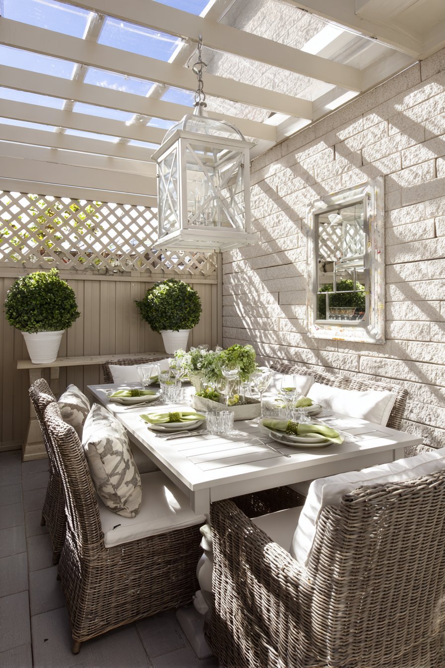 Outdoor Weather-Resistant White Resin