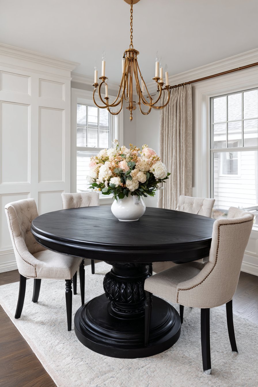 Elegant Oval Mahogany with Hand-Rubbed Finish