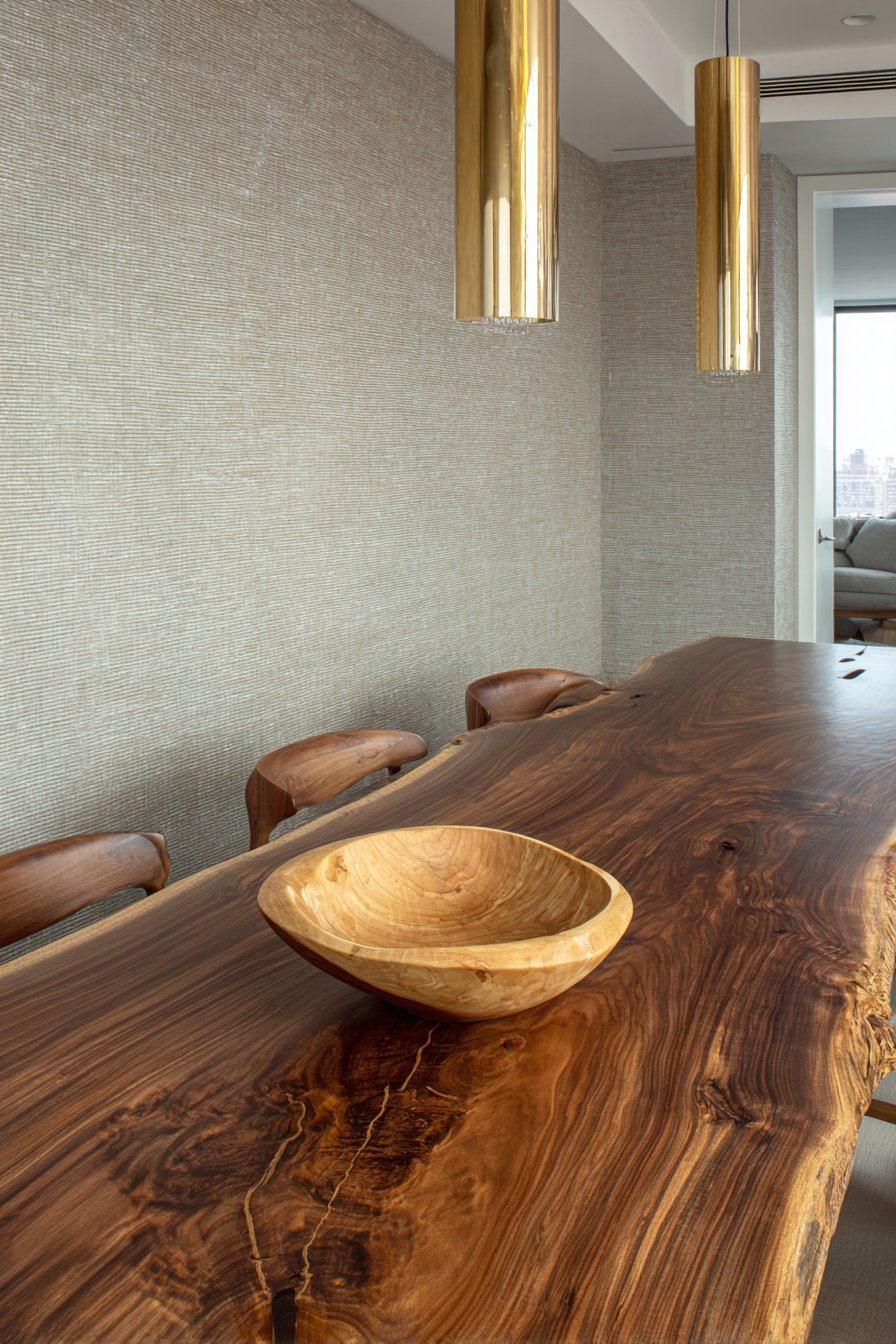 Book-Matched Walnut Waterfall Edge Luxury