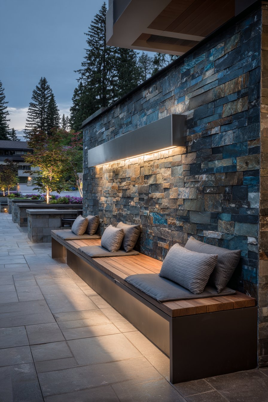 Sophisticated Blue-Grey Slate with Steel Accent