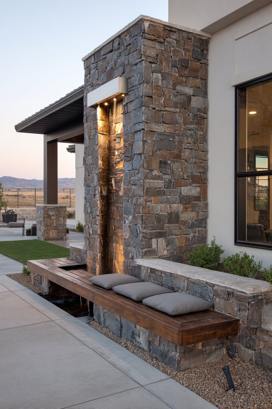 Sophisticated Blue-Grey Slate with Steel Accent