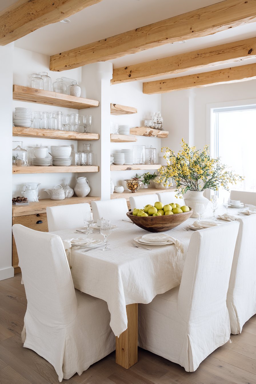 Whitewashed Farmhouse Practicality