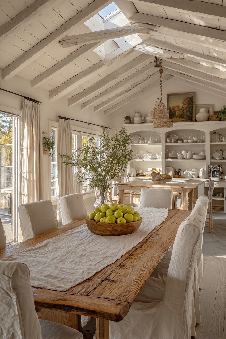 Whitewashed Farmhouse Practicality