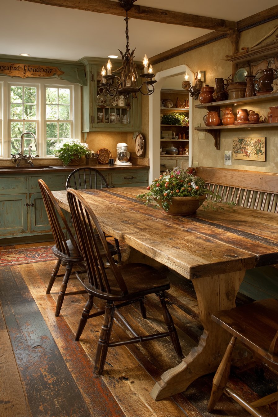 Pennsylvania Dutch Scrubbed Pine Utility