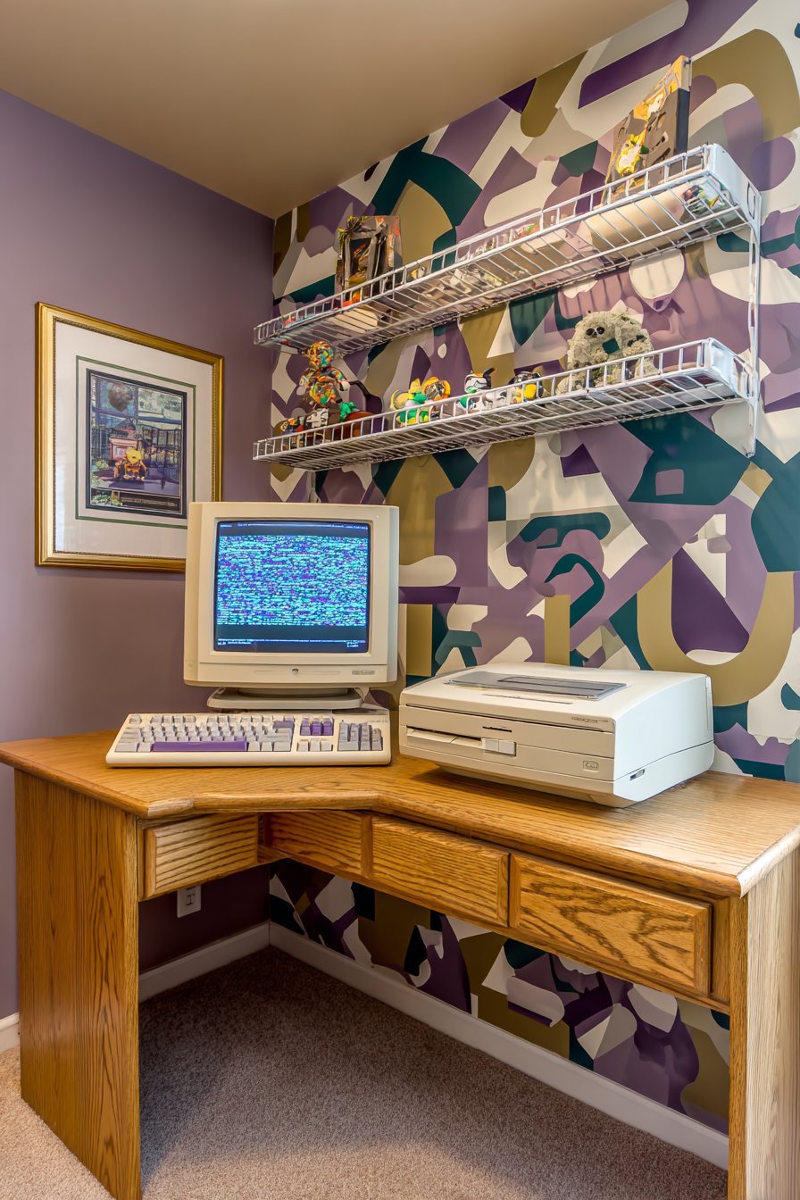 Study Corner with Retro Technology