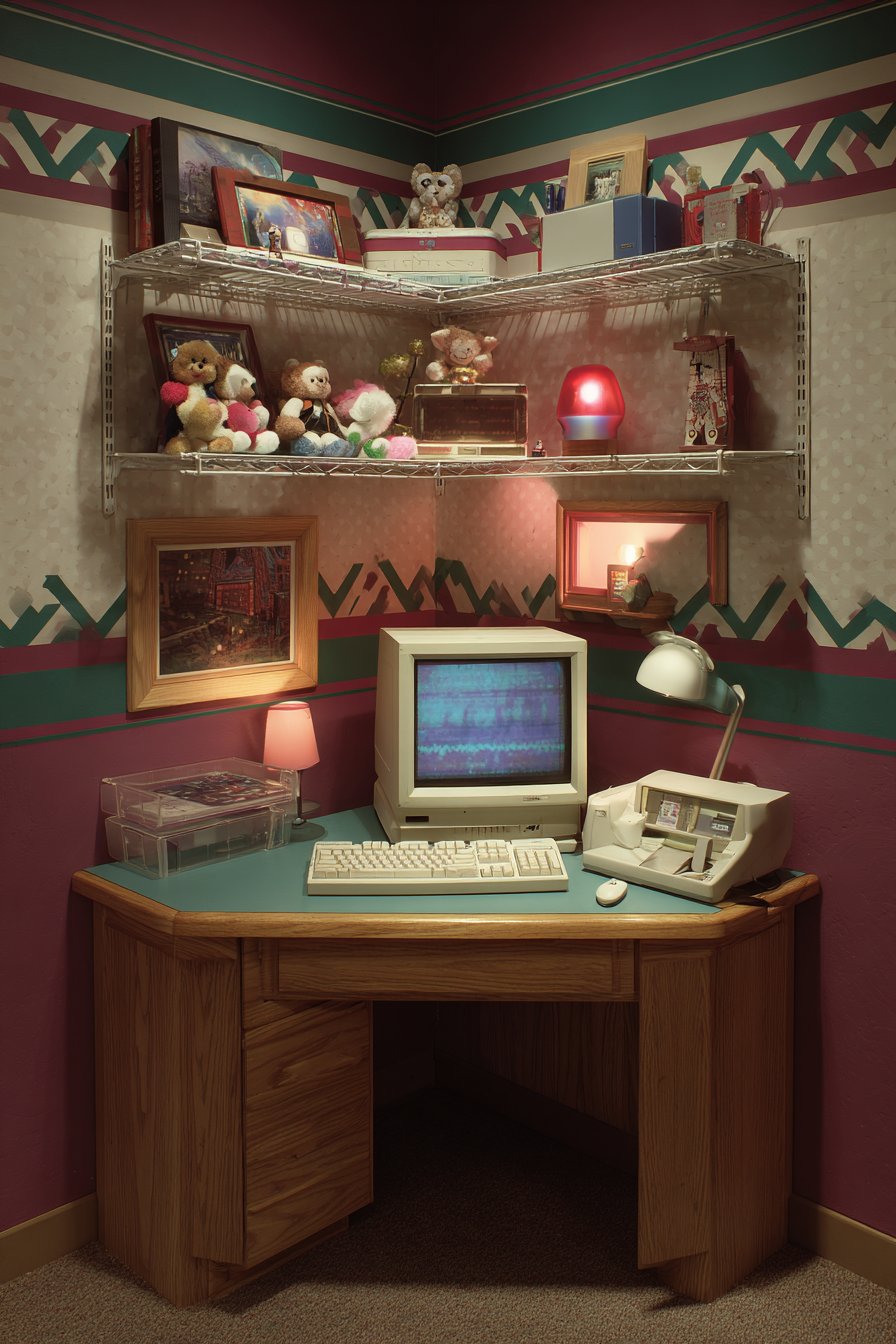 Study Corner with Retro Technology