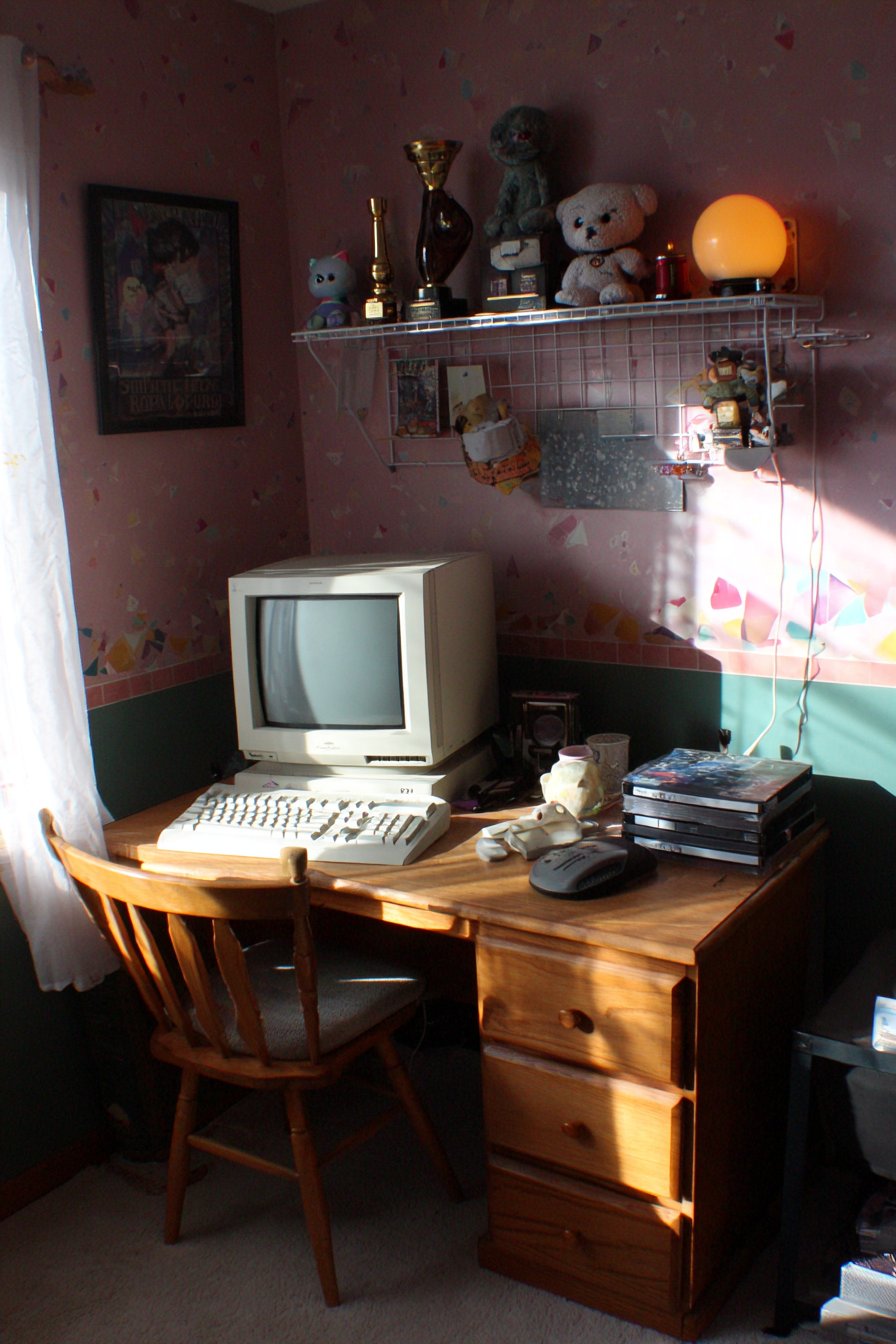 Study Corner with Retro Technology