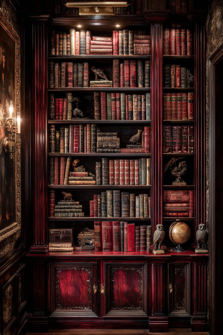 Curating an Authentic Book Collection Display